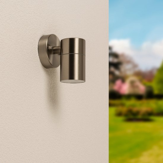 Casper LED Wandlamp Wit – 3000K warm wit – 6 Watt – Rond – Muurlamp voor binnen en buiten voor binnen en buiten