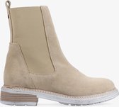 Tango | Cate 17-b beige suede chelsea boot - natural sole | Maat: 41