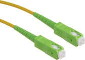 Maclean - Vezeloptische kabel SC/APC naar SC/APC patchkabel 3m