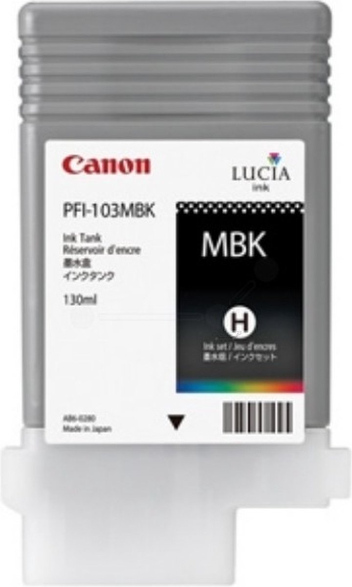 Canon PFI-103MBK - Inktcartridge / Mat Zwart