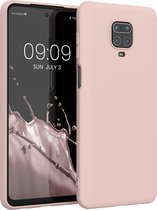 kwmobile telefoonhoesje voor Xiaomi Redmi Note 9S / 9 Pro / 9 Pro Max - Hoesje voor smartphone - Back cover in kokosmelk