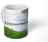 Mok - Trein over brug bij de Susquehanna rivier, Pennsylvania, VS - 350 ML - Beker - Uitdeelcadeautjes