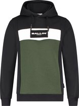 Ballin Amsterdam -  Jongens Slim Fit    Hoodie  - Zwart - Maat 140