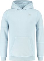 Purewhite -  Heren Regular Fit   Hoodie  - Blauw - Maat L
