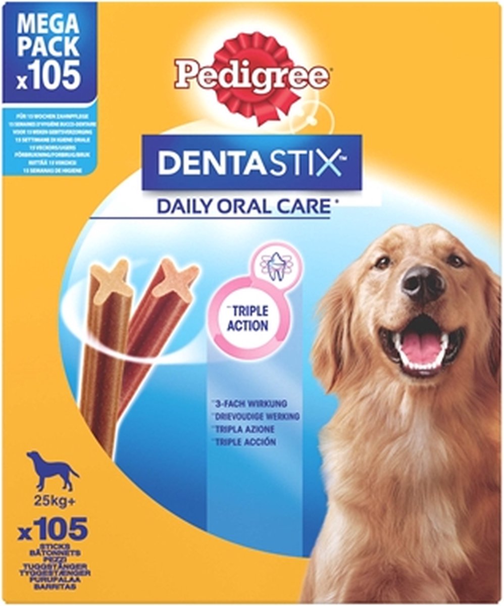 Pedigree Dentastix Gebitsverzorgende Hondensnacks Maxi - 105 stuks