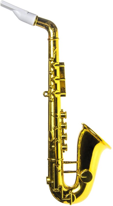 Bondgenoot in verlegenheid gebracht prins Plastic saxofoon goud 37 cm - Speelgoed/themafeest/carnaval | bol.com