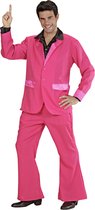Widmann - Jaren 80 & 90 Kostuum - Kostuum Roze - Man - roze - Small - Carnavalskleding - Verkleedkleding