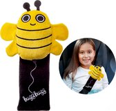 Milk&Moo Buzzy Bee Protecteur de ceinture de sécurité Enfants – Coussin de ceinture de sécurité pour enfant – Ceinture de sécurité pour Kinder – Coussin de ceinture de sécurité pour enfants