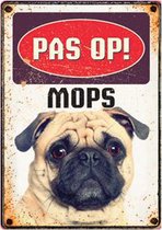 WAAKBORD BLIK MOPS