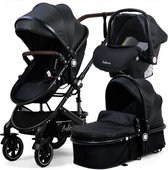 JL E-sales® Praktische kinderwagen – 3 in 1 Kinderwagen – Buggy – Kinderzitje – Baby – Autostoeltje.