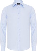 Oerhemden heren lange mouwen | Overhemd Non Iron Sam Exclusive 1063 Sky Blue Size : 2XL