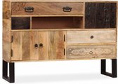 Decoways - Dressoir 115x30x80 cm massief mangohout