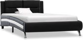 Decoways - Bedframe kunstleer zwart 100x200 cm