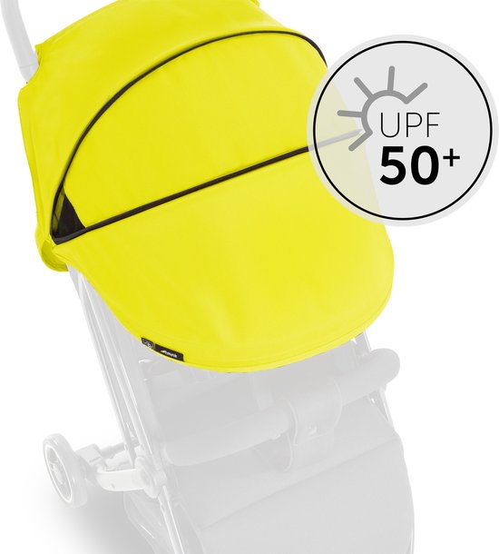 Hauck Swift X Zonnescherm voor de kinderwagen - Neon Geel van Hauck — afbeelding 4