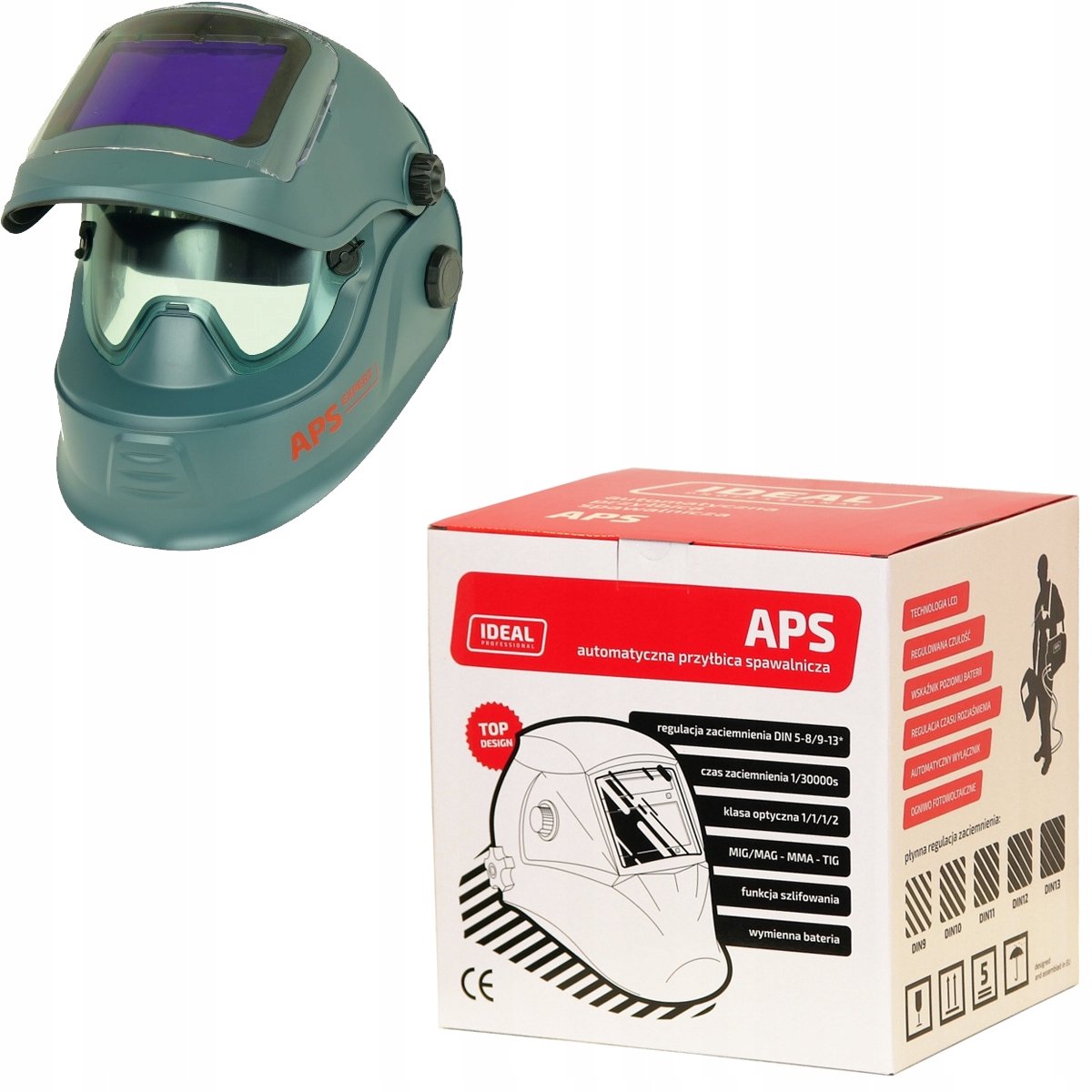 IDEAL APS-P33M Expert Lashelm TrueView+ - Automatische Bescherming