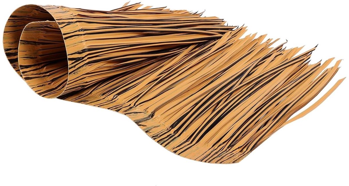 Kunstmatig Rieten Dak - Synthetisch Rieten - Tuindecoratie - Realistische Modellering - 100 x 50 cm - Natuurlijk