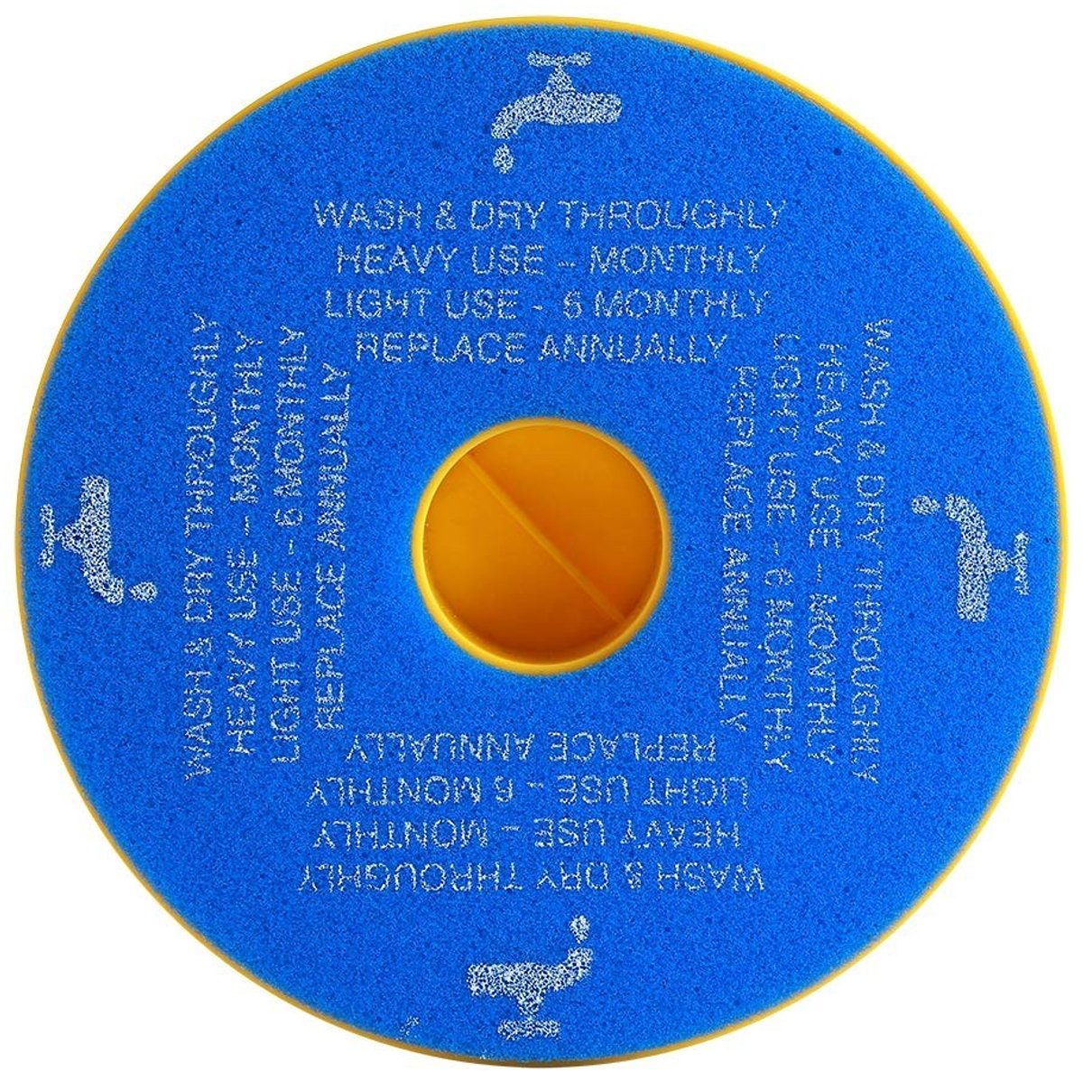 JHUBERS- Premotor Filter Wasbaar - Stofzuigerfilter DC05/DC08/DC14/DC15 - Schuim Filter - Vervangonderdelen - Diameter 150 mm - Dikte 28 mm