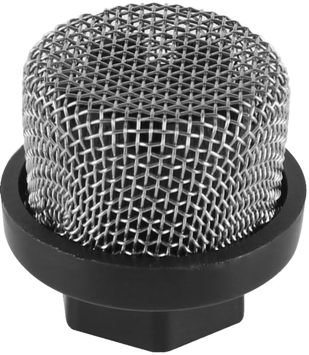 JHUBERS- Inlaatfilter Geschikt voor 390/395/495/595 - Plastic/Roestvrij Staal - 4.5 x 4 cm - Voorkomt Verstoppen - Zorgt voor Effen Spuiten - Filters
