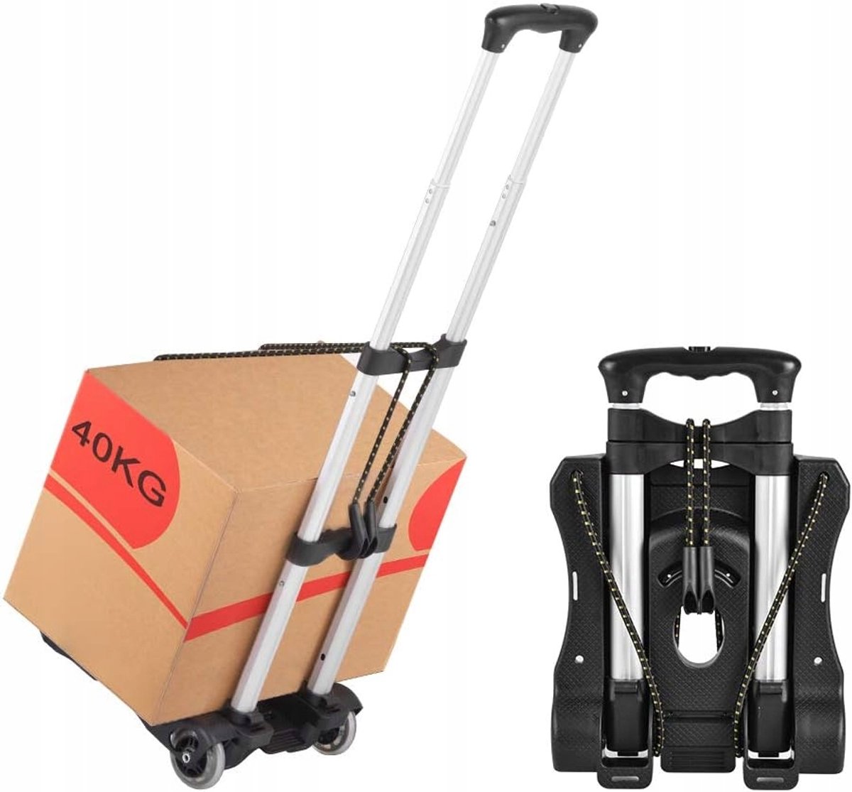 Opvouwbare transportcontainers met verstelbare handgrepen - Max 40kg