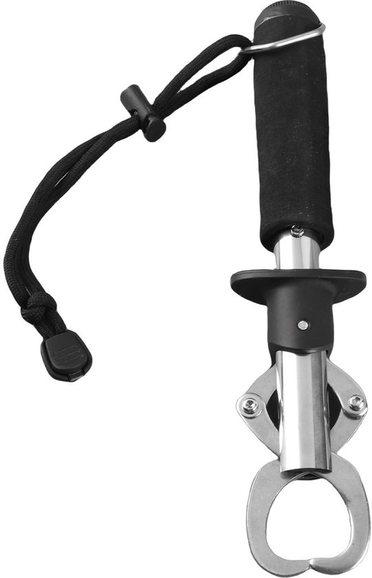 BRENZOOS- Visgrijper met 15 kg weegschaal - Roestvrij staal - Automatische openingsveer - Comfortabele grip - Anticorrosie - Waterdicht - Vishouder van Brenzoos — afbeelding 4