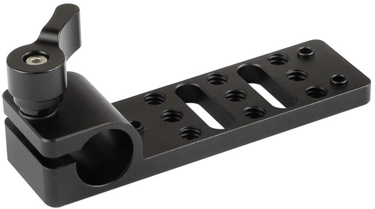 JHUBERS- Staafklem 15mm - Kaasplaat voor Stopcontact - D-Tap Mannelijk naar D-Tap Vrouwelijk - Aluminiumlegering - Inclusief Schroefdraad - Klem