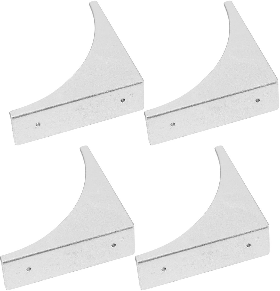 JHUBERS- Meubelafdekking Zilver - Hoekbescherming - Hoekbeschermers - Meubelbescherming - Veiligheidsmeubels - 4 Stuks