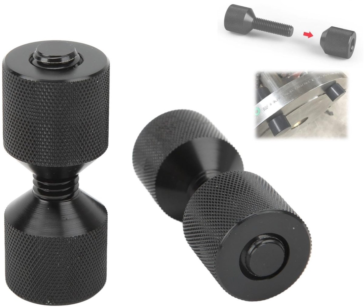 BRENZOOS- Uitlijningspin Set - 2-gaats Pinnen - Aluminium - Duurzaam Materiaal - Oxidatiebestendig - Perfecte Verbinding - Flensuitlijningspin