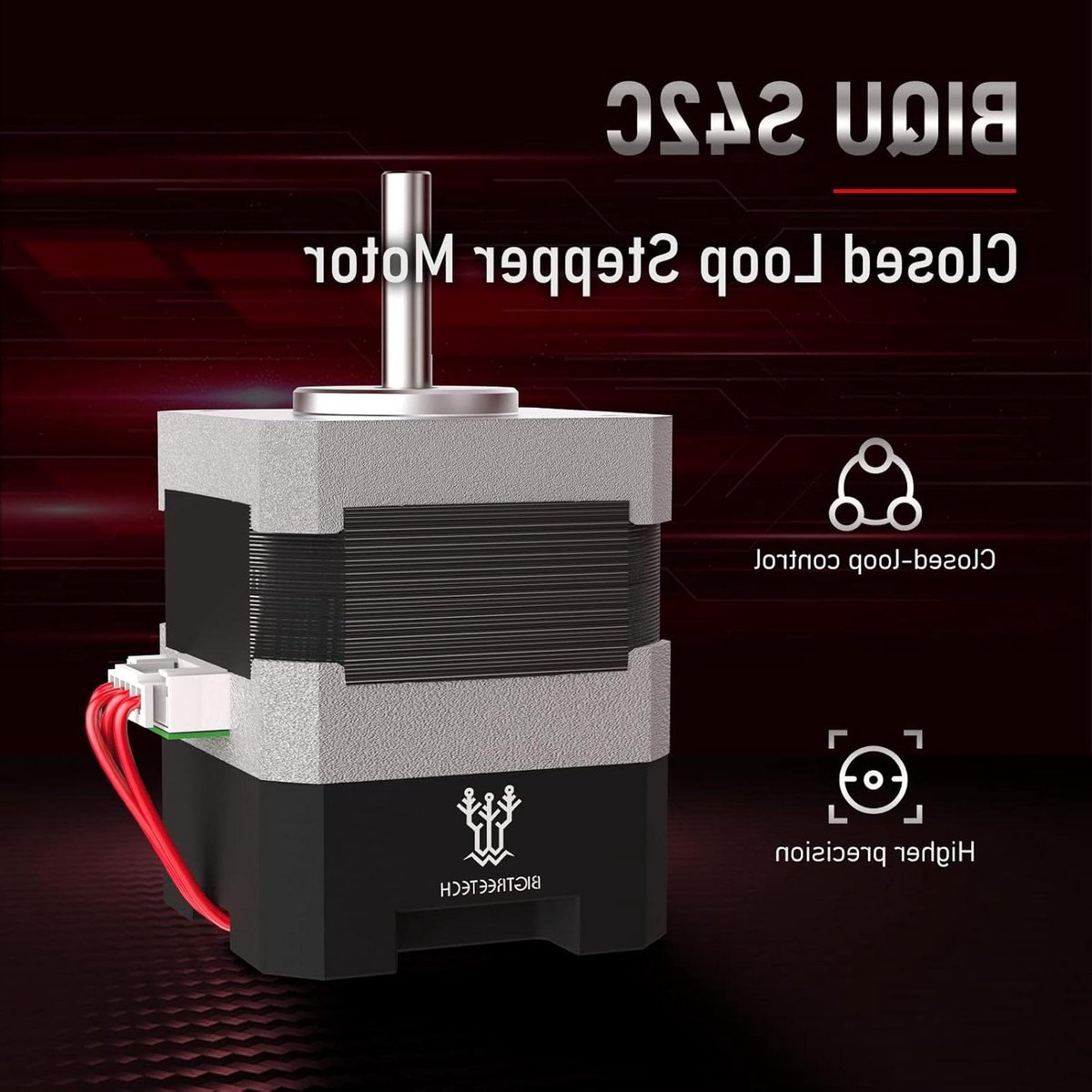 Gesloten Lus Driver - Stappenmotor Controle - 3D Printer Verbetering - Hoge Snelheid Precisie - V1.1 - Zwart