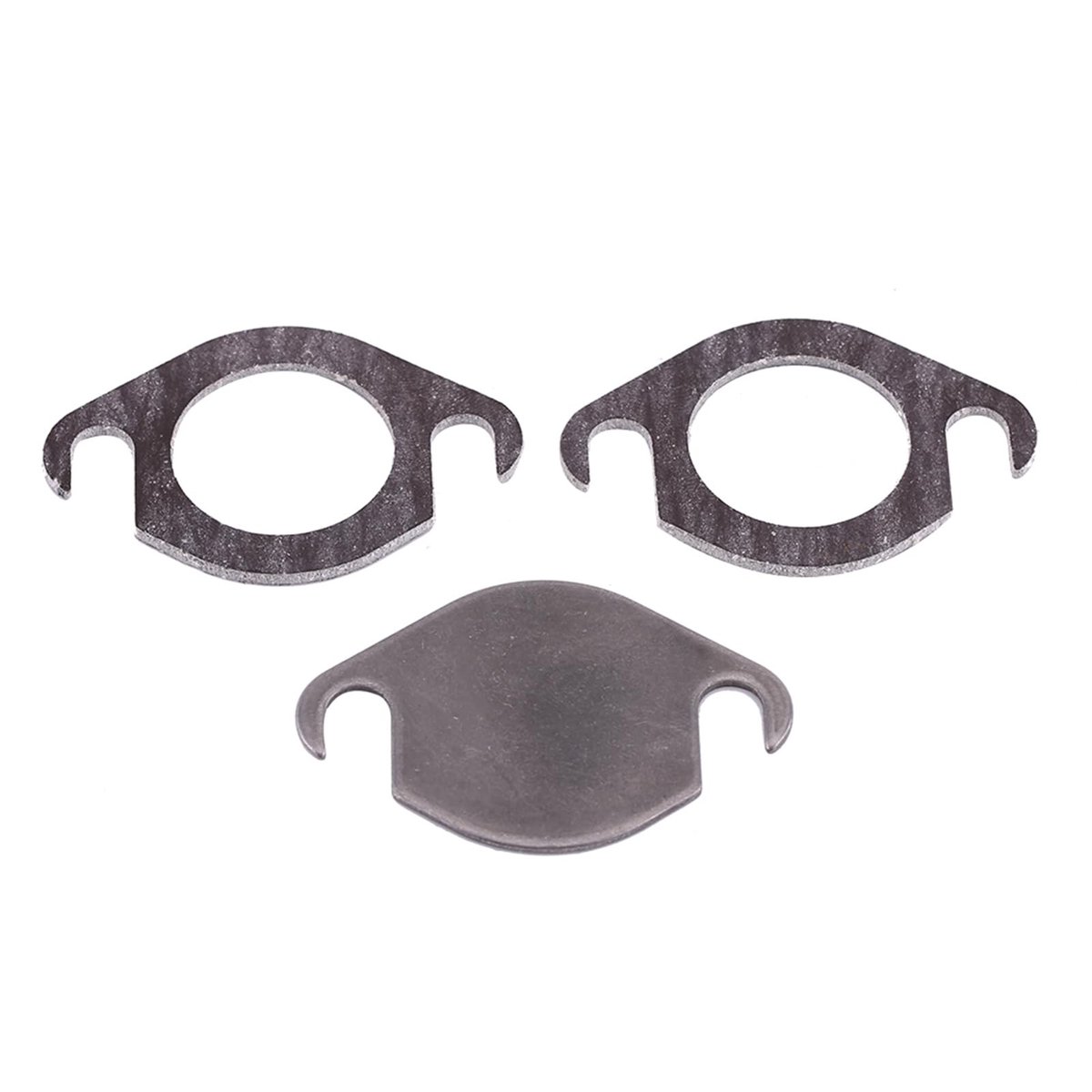 Dailygoods- EGR Klep Blindplaat RVS - EGR Klep Blindplaat Set - 2 Seals - Geschikt voor Seat Galaxy TDI - Eenvoudig te installeren - Kwaliteitsgarantie