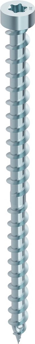 HECO TOPIX-plus CombiConnect houtbouwschroef 6,5x215mm - cilinderkop - verzinkt - voldraad - T30 - 61227 (Per 100 stuks)