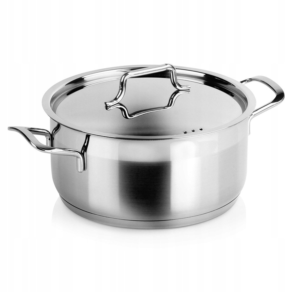 RVS Pan met Deksel - Inductie & Gas - 20cm - 3L