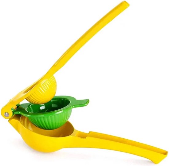 Okado Citruspers Handmatig - Citroenpers & Limoenpers 2-in-1 - Metalen Fruitpers voor Citrus - Snel Persen Zonder Knoeien - Makkelijk Schoon te Maken & Vaatwasserbestendig - 22,5 x 7,4 cm van Merkloos — afbeelding 2