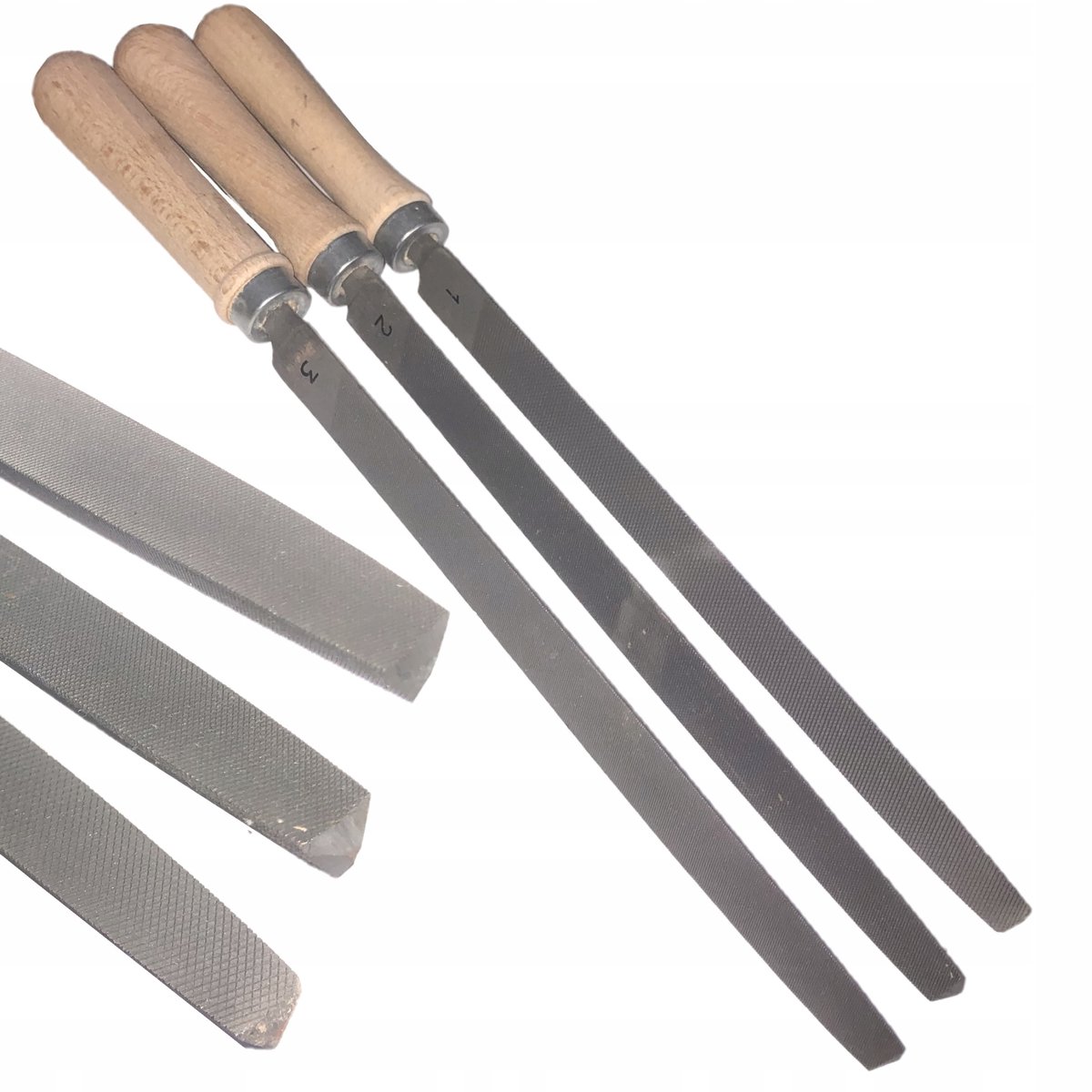 Befana Driehoekse Vijl RPSe 250mm - Set met 3 Nagaan (1, 2, 3)