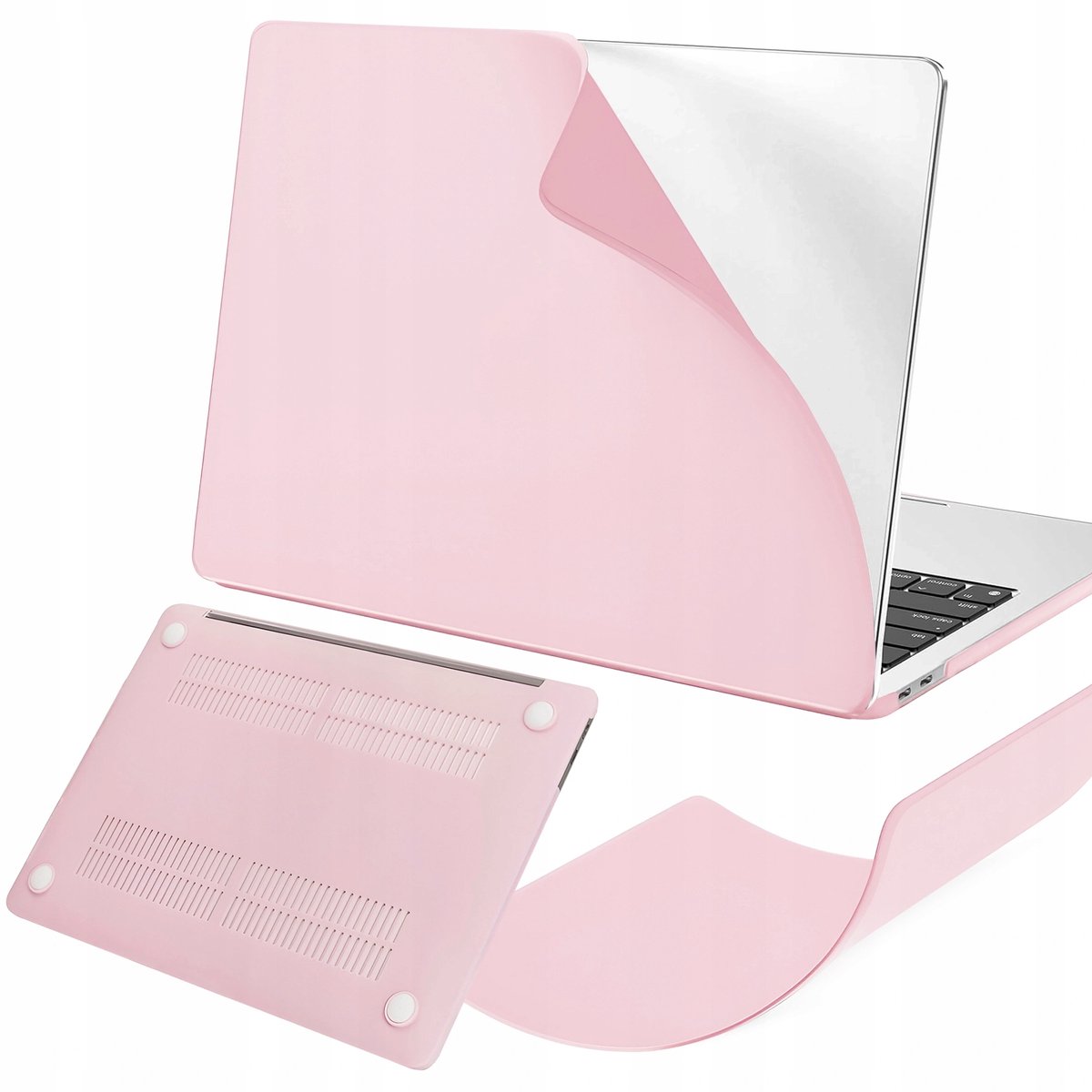 Matte Roze Hoesje voor MacBook Air 13.3" M1 2018-2021