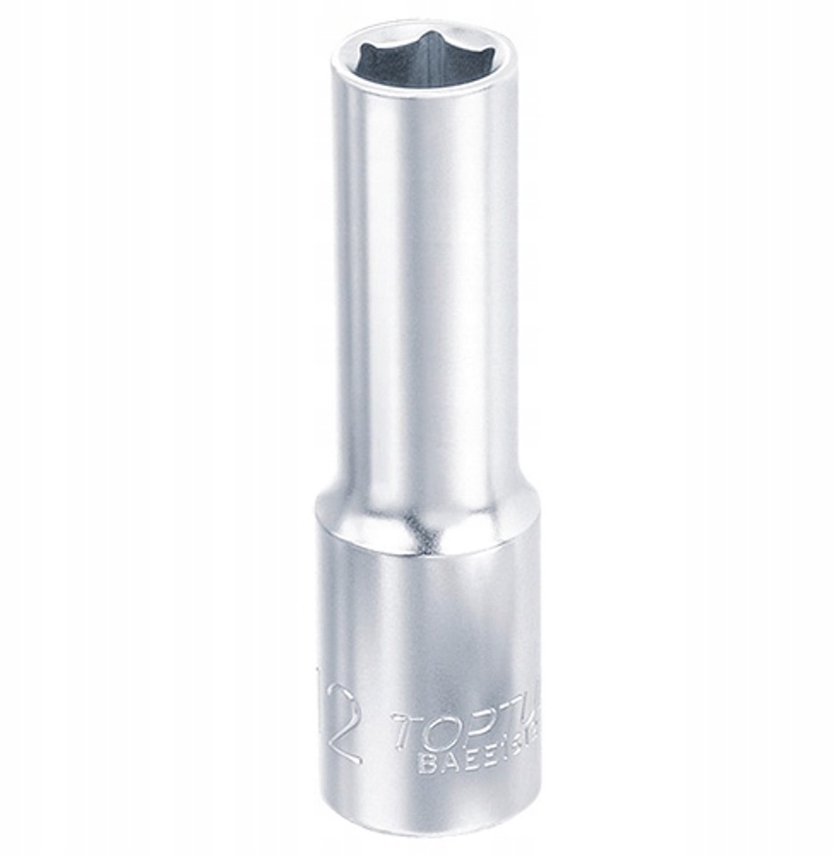 TOPTUL lange 1/4" 7 mm zeskantdop - CR-V staal