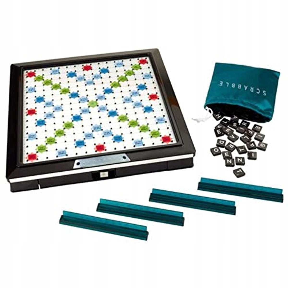 Scrabble Deluxe Bordspel - Klassiek en Veelzijdig