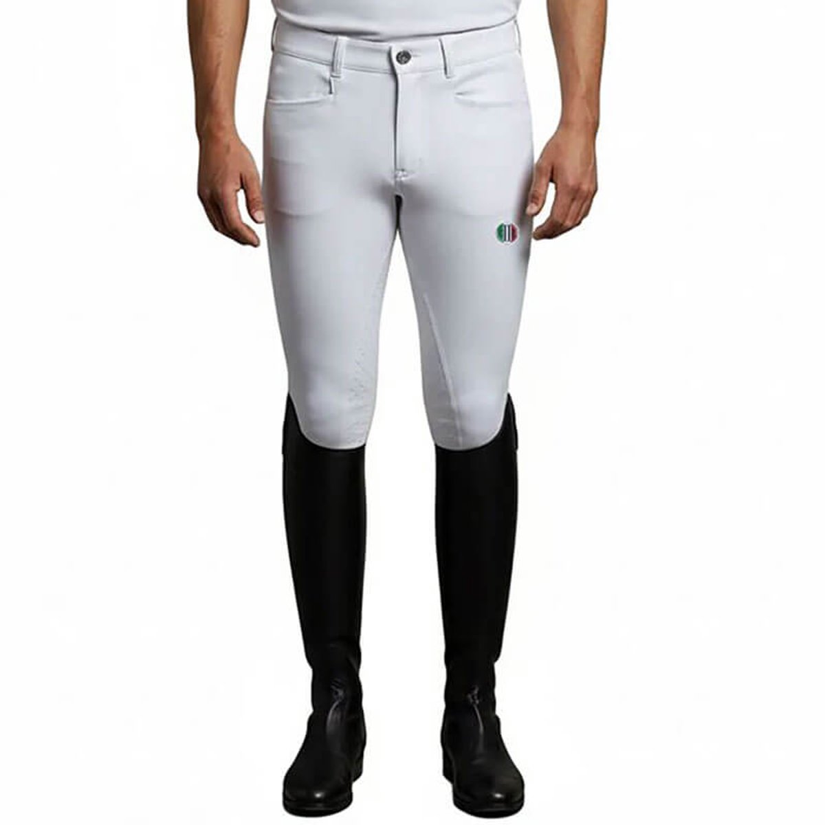 Rijbroek C2E Fullerton Knie Grip Heren Wit - 52