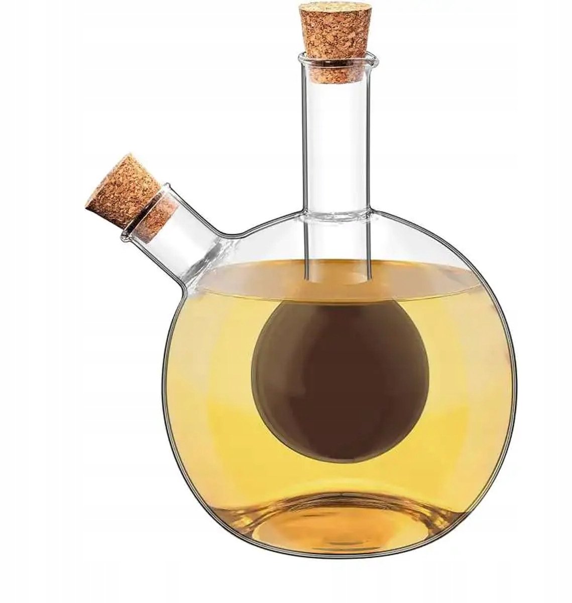 Glazen Fles 2-in-1 voor Olie & Azijn 400ml/50ml