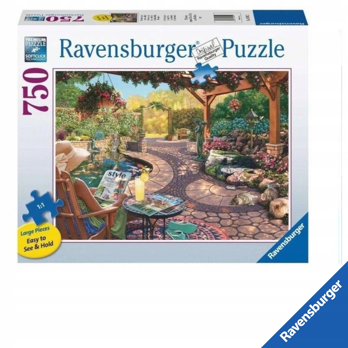 Ravensburger puzzel 750 stukjes Prachtige tuin - Educatief speelgoed
