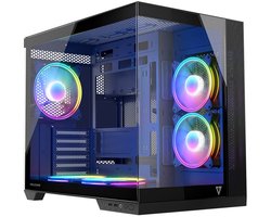 MODECOM Volcano Panorama - Computer Behuizing - ARGB - 5 Ventilatoren - Midi Tower