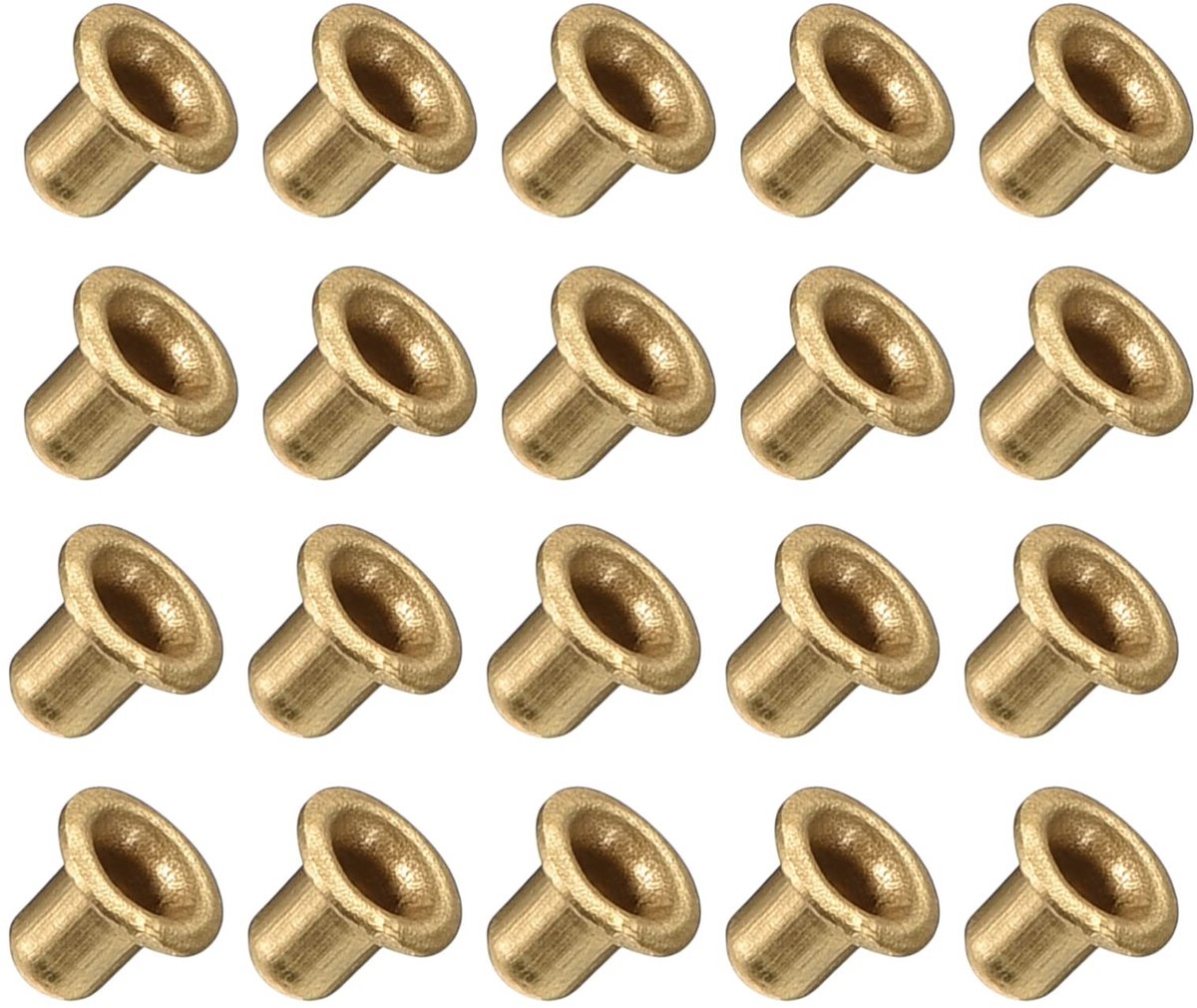 Dailygoods - Koper Holle Klinkmoeren voor PCB-platen (2,5x3mm) - 200 stuks