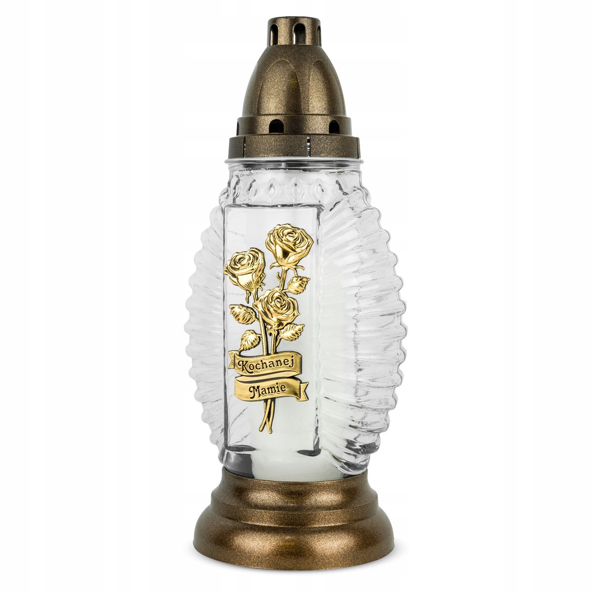 Kaars voor mama 32 cm Goud DP745 - Elegante Herdenking