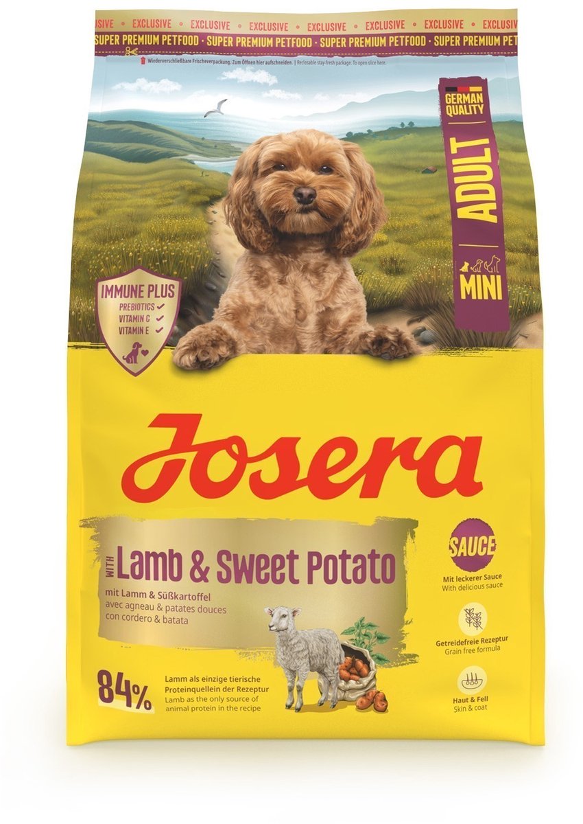 Josera 3 kg Josera mini adult lamb & sweet potato hondenvoer