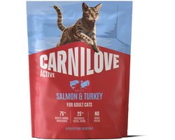 CARNILOVE ACTIVE - Cat - Salmon & Turkey for Adult All Breeds 400g