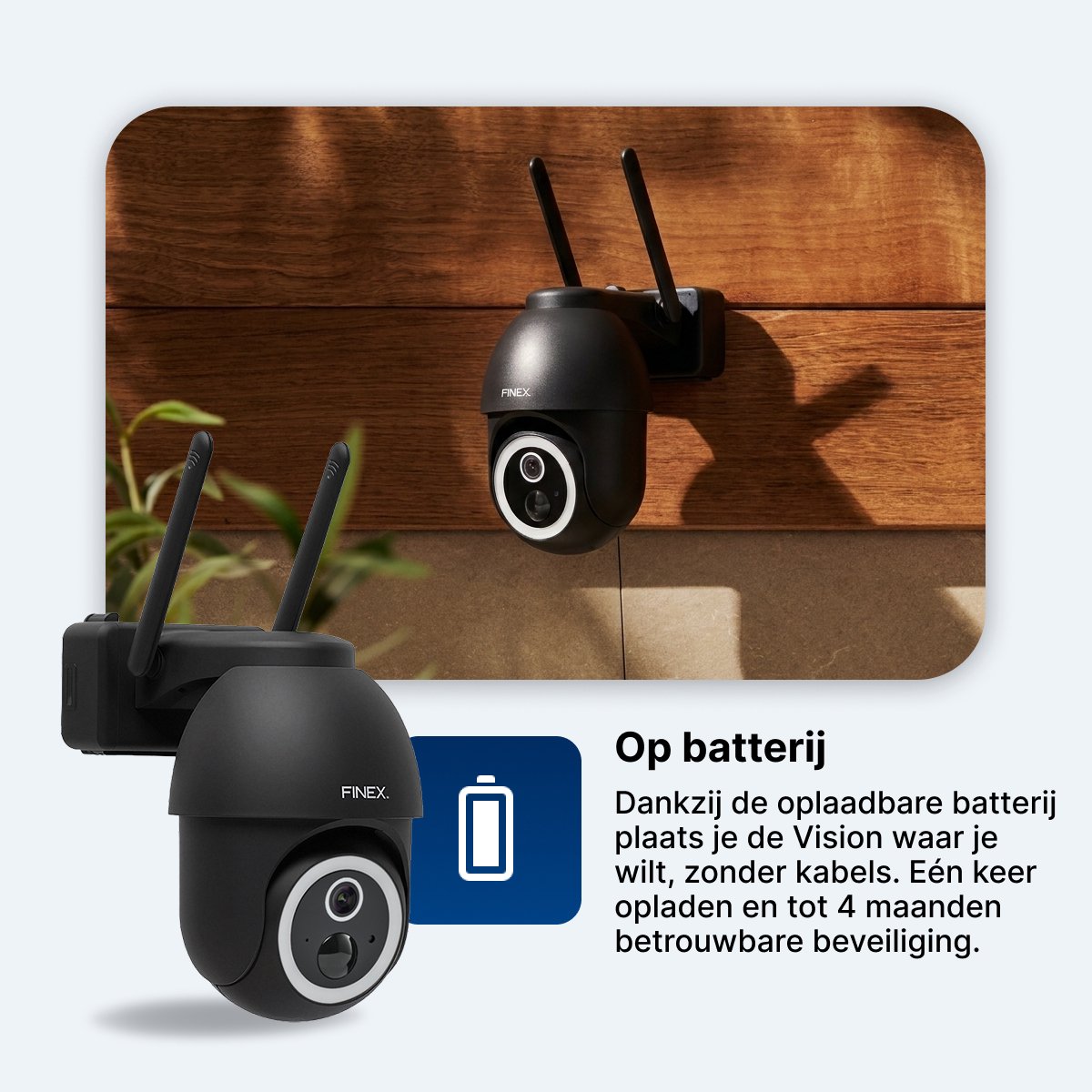 FinexHome Vision Beveiligingscamera 4K Ultra HD met Nachtzicht - afbeelding 3