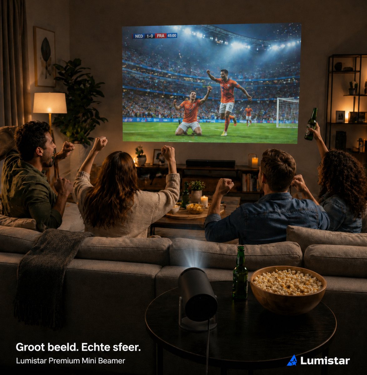 Lumistar Premium Mini Beamer - 4k support thumbnail 5