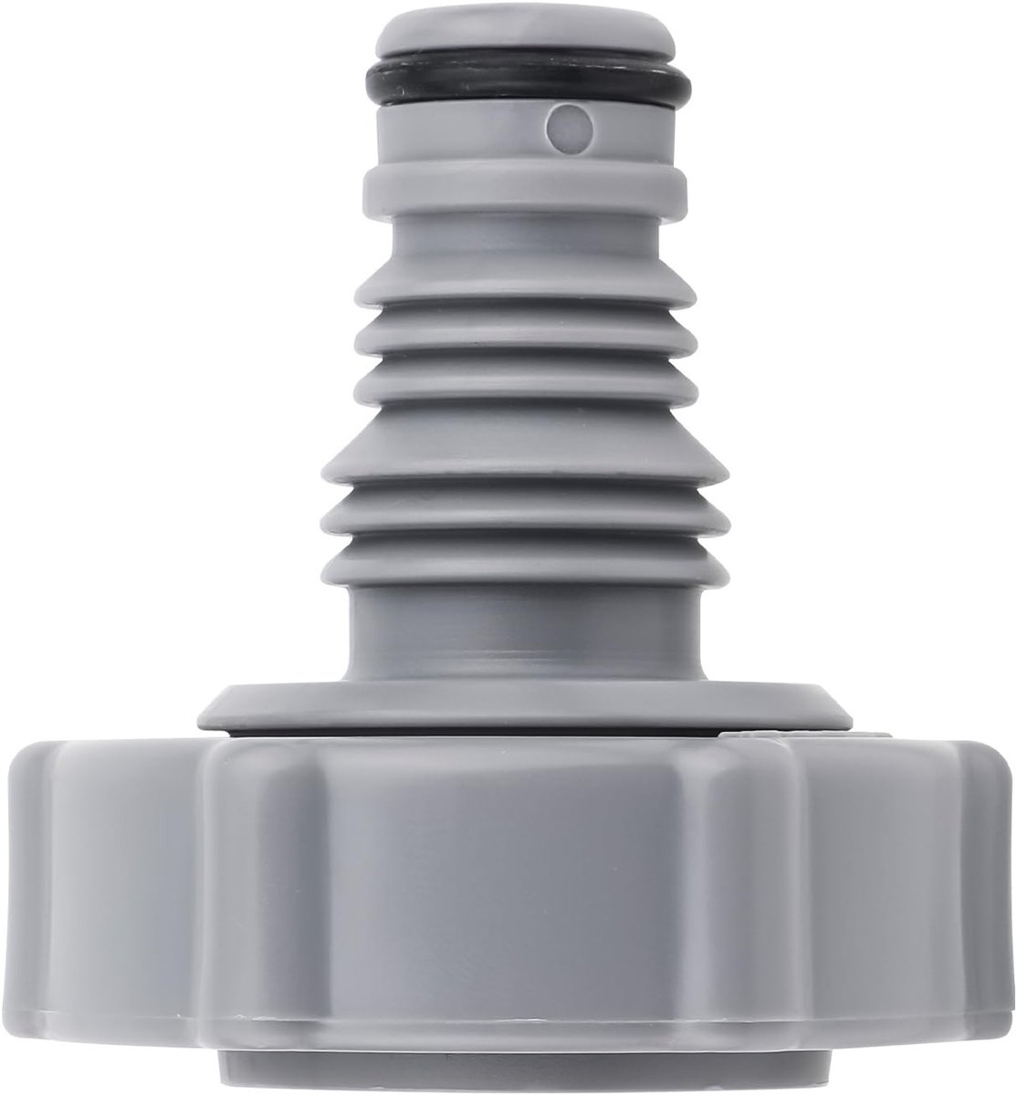 Dailygoods- Afvoerklep Grijs - Afvoeradapter - Afvoerconnector - Afvoerfitting - Zwembadonderdelen - Duurzaam Kunststof 5,4 cm