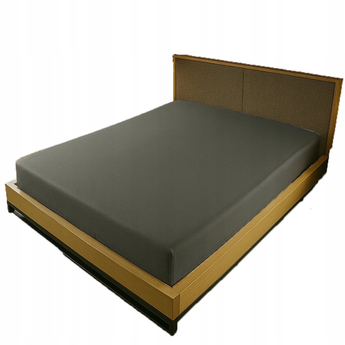 Jersey Hoeslaken met Elastiek 80x160cm - Donkergrijs