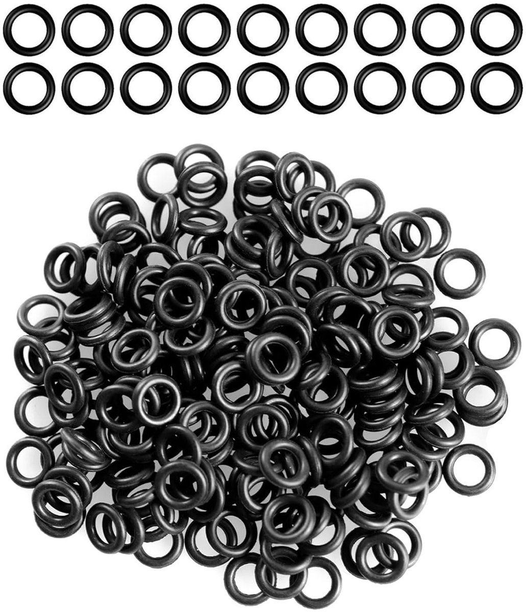 Dailygoods- O-ringen 200 stuks - rubberen Ringen - antislip - 2BA-schroefdraad - dartpijlaccessoires - duurzaam gebruik - Dartaccessoires