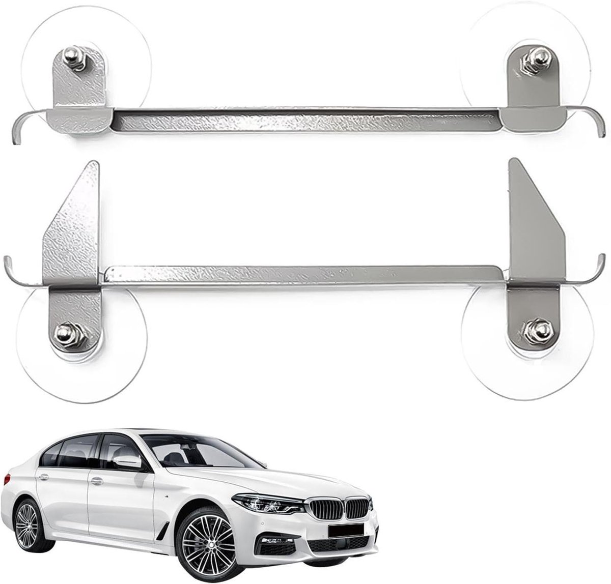 Antenne Zuignap - Vacuüm Houder - Signaal Ontvangst - Sterke Bevestiging - 35x23 cm - Zilver